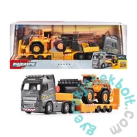 Majorette Volvo fém teherszállító kamion homlokrakodóval - 22 cm (8503726002)