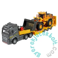 Majorette Volvo fém teherszállító kamion homlokrakodóval - 22 cm (8503726002)