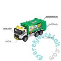 Majorette Volvo Szelektív hulladékgyűjtő autó - 19 cm (8503743001)
