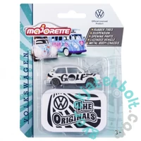 Majorette VW The Originals Deluxe autómodell tároló dobozzal - Golf - fehér (212055005)
