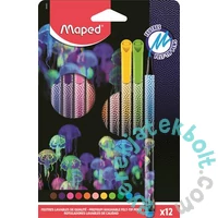 Maped Filctoll készlet kimosható Deepsea Paradise 12 különböző szín (IMA844403)