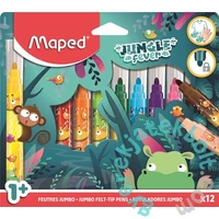 Maped Filctoll készlet kimosható Jungle Fever 12 db-os (IMA846900)