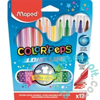Maped Filctoll készlet kimosható Color Peps Long Life 12 különböző szín (IMA845020)