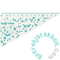 Maped Vonalzókészlet, műanyag, törhetetlen, 3 db-os Pixel Party Twistn Flex (IMA981835)