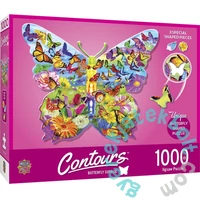 MasterPieces 1000 db-os puzzle - Contours - Butterfly (72051)
