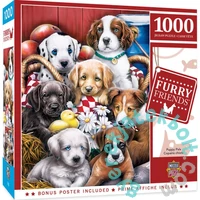 MasterPieces 1000 db-os puzzle - Furry Friends - Puppy Pals (72182)