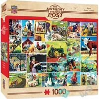 MasterPieces 1000 db-os puzzle - The Saturday Evening Post Collection - Farmland Collage (71808)