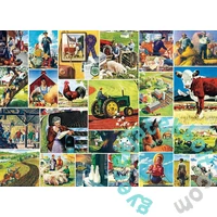 MasterPieces 1000 db-os puzzle - The Saturday Evening Post Collection - Farmland Collage (71808)