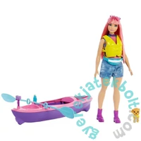 Barbie Kempingező Daisy baba kajakkal játékszett (HDF75)