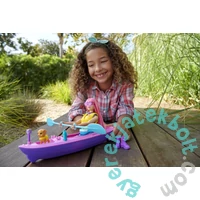 Barbie Kempingező Daisy baba kajakkal játékszett (HDF75)