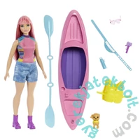Barbie Kempingező Daisy baba kajakkal játékszett (HDF75)