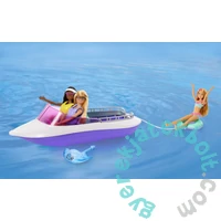 Barbie Mermaid Power motorcsónak játékszett babákkal (HHG60)