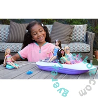 Barbie Mermaid Power motorcsónak játékszett babákkal (HHG60)
