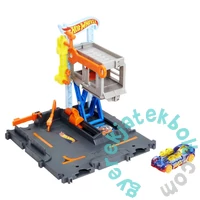 Hot Wheels City - Belvárosi tuning bolt játékszett (HDR24-HDR25)