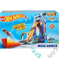 Hot Wheels City - Mega Garázs versenypályákkal játékszett (GWT34)