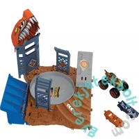 Hot Wheels Monster Trucks Live Aréna Középdöntő játékszett - Spin-Out Challenge (HNB92-HNB93)