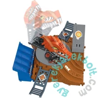 Hot Wheels Monster Trucks Live Aréna Középdöntő játékszett - Spin-Out Challenge (HNB92-HNB93)