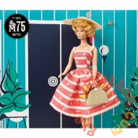 75. évfordulós Retro Barbie álomház babával és kiegészítőkkel (GNC38)
