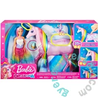 Barbie Dreamtopia - Csillámfény unikornis hercegnő babával (FXT26)
