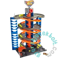Hot Wheels Mega Garázs játékszett kisautóval (HFH03)
