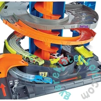 Hot Wheels Mega Garázs játékszett kisautóval (HFH03)