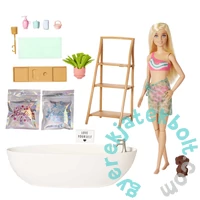 Mattel - Barbie Feltöltődés - Pezsgőfürdő játékszett (HKT92)