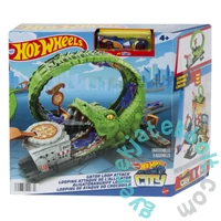 Hot Wheels City - Krokodil támadás pályaszett (HDR29-HKX39)