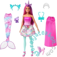 Mattel Barbie Dreamtopia Átváltozó Sellő baba (HLC28)