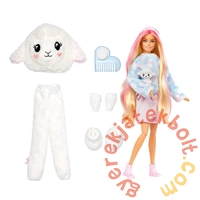 Barbie Cutie Reveal baba plüss jelmezben meglepetésekkel - Bárány (HKR02-HKR03)