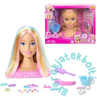 Barbie Deluxe Styling Head - Fésülhető babafej - Szőke egyenes hajú (JFG81)