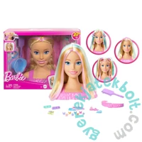 Barbie Deluxe Styling Head - Fésülhető babafej - Szőke egyenes hajú (JFG81)