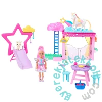 Mattel - Barbie és Chelsea - Touch of Magic Chelsea és pegazus játékszett (HNT67)