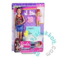 Barbie Bébiszitter játékszett - Fürdetés (FHY97-FXH05)