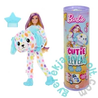 Mattel Barbie Cutie Reveal baba plüss jelmezben meglepetésekkel - Dalmata kutyus (HRK41)