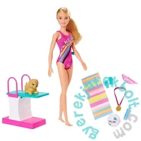 Barbie Dreamhouse Adventures - Barbie úszóbajnok szett (GHK23)