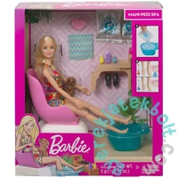 Barbie feltöltődés - Körömstúdió játékszett babával (GHN07)