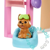Barbie feltöltődés - Szépségszalon játékszett babával (GJR84)