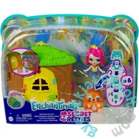 Enchantimals telis-teli kuckó játékszett - Peeki Parrot faháza (GTM46-GTM49)