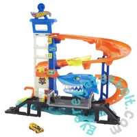 Hot Wheels City - Cápaveszély az óceáni őrtoronyban pályaszett (HDP06)
