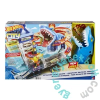 Hot Wheels City - Cápaveszély az óceáni őrtoronyban pályaszett (HDP06)