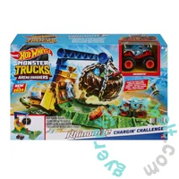 Mattel Hot Wheels Monster Trucks Live Aréna - Rhinomite zúzda (HTP18)