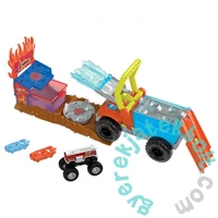 Hot Wheels Monster Trucks Arena World - 5 riasztásos mentőküldetés játékszett (HPN73)