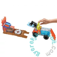 Hot Wheels Monster Trucks Arena World - 5 riasztásos mentőküldetés játékszett (HPN73)