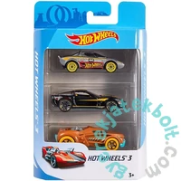 Hot Wheels kisautók - 3 db-os készlet - többféle (K5904)
