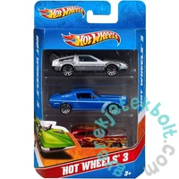 Hot Wheels kisautók - 3 db-os készlet - többféle (K5904)
