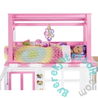 Barbie babaház - kétszintes, hordozható (HCD47)