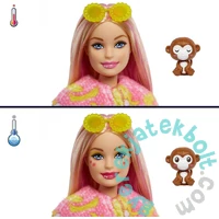 Barbie Cutie Reveal baba plüss jelmezben meglepetésekkel 4. sorozat - Majmocska (HKR01)