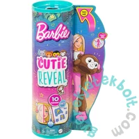 Barbie Cutie Reveal baba plüss jelmezben meglepetésekkel 4. sorozat - Majmocska (HKR01)