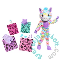 Barbie Cutie Reveal baba plüss jelmezben meglepetésekkel - Zebra (HRK39)