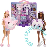 Mattel Barbie Cutie Reveal Pizsama Party babák plüss jelmezben meglepetésekkel (HRY15)